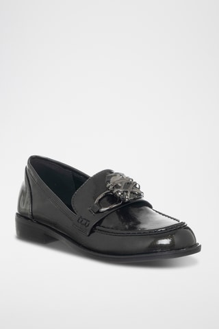 Mocassins vernis - Anthracite - Tua by Braccialini