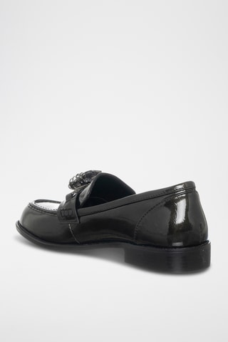 Mocassins vernis - Anthracite - Tua by Braccialini