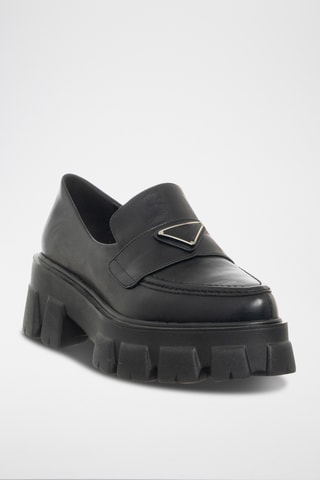 Mocassins plateformes - Noir - Loretta By Loretta