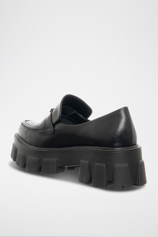 Mocassins plateformes - Noir - Loretta By Loretta