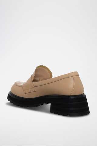 Mocassins plateformes - Beige - Loretta By Loretta