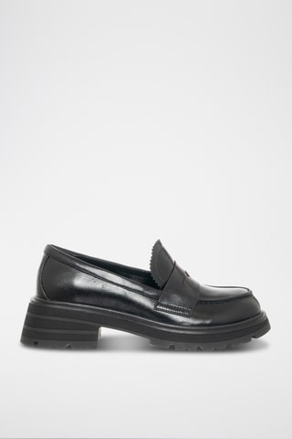 Mocassins plateformes - Noir - Loretta By Loretta
