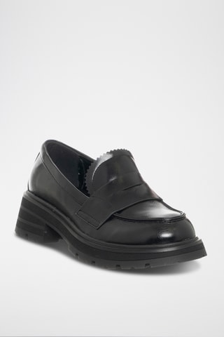 Mocassins plateformes - Noir - Loretta By Loretta