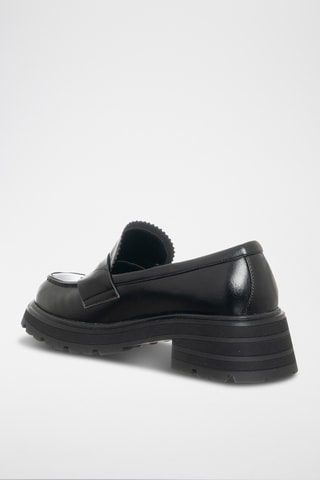 Mocassins plateformes - Noir - Loretta By Loretta