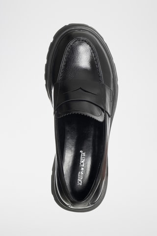 Mocassins plateformes - Noir - Loretta By Loretta