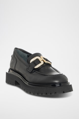 Mocassins en cuir - Noir - Loretta Pettinari