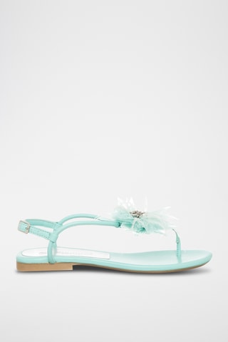Sandales en cuir nappa - Turquoise - Loretta Pettinari