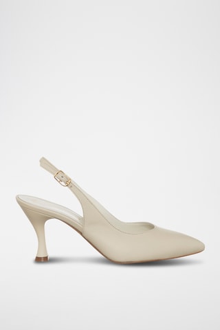 Nappaleren Pumps - Ecru - Loretta Pettinari