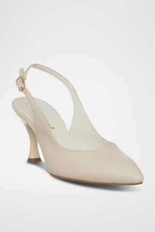 Nappaleren Pumps - Ecru - Loretta Pettinari