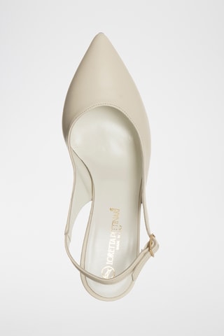 Nappaleren Pumps - Ecru - Loretta Pettinari