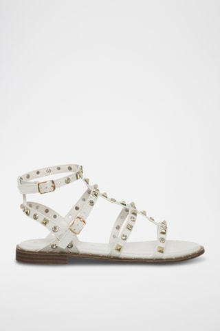 Spartiates - Blanc - Loretta by Loretta