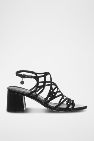 Sandalen met Hak - Zwart - Loretta By Loretta