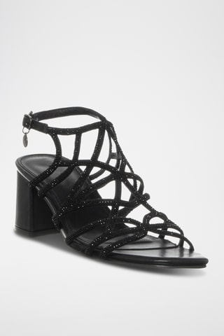 Sandalen met Hak - Zwart - Loretta By Loretta