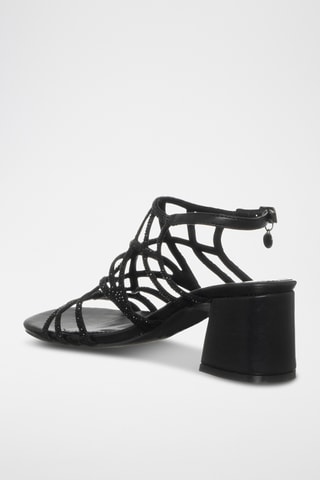 Sandalen met Hak - Zwart - Loretta By Loretta