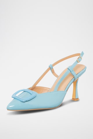 Gelakte Pumps - Hemelsblauw - Loretta By Loretta