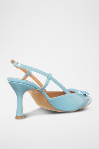 Gelakte Pumps - Hemelsblauw - Loretta By Loretta