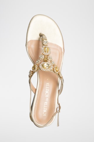 Sandales - Doré - Loretta By Loretta