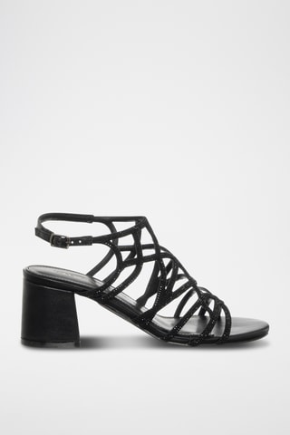 Sandalen met Hak - Zwart - Loretta By Loretta