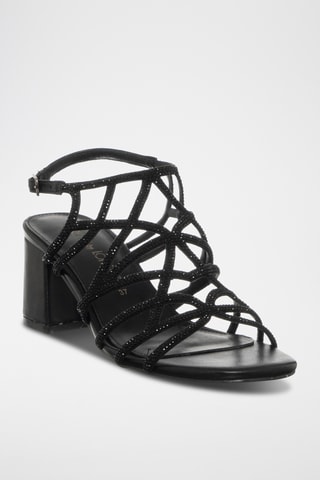 Sandalen met Hak - Zwart - Loretta By Loretta