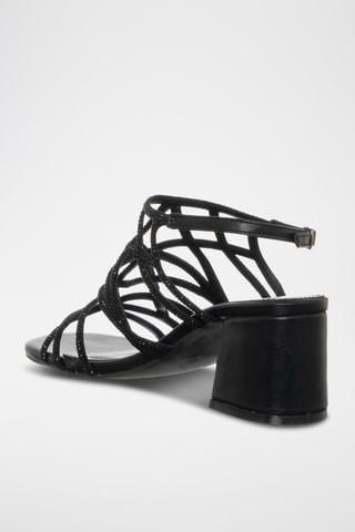 Sandalen met Hak - Zwart - Loretta By Loretta