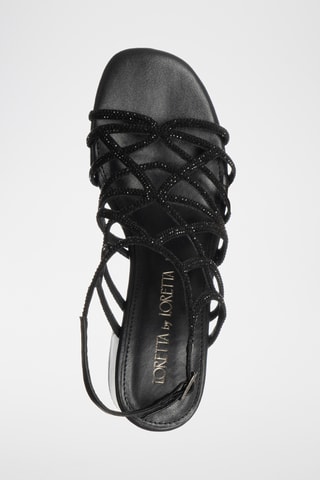 Sandalen met Hak - Zwart - Loretta By Loretta