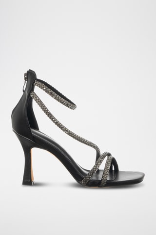 Sandalen met Hak - Zwart - Loretta By Loretta