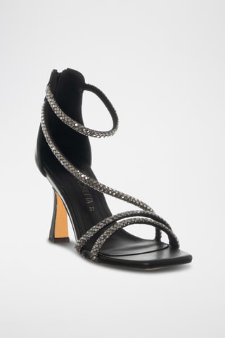 Sandalen met Hak - Zwart - Loretta By Loretta