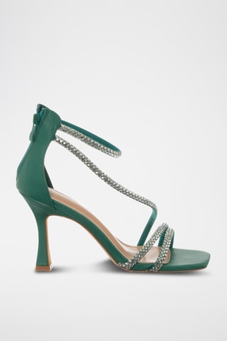 Sandalen met Hak - Turquoise - Loretta By Loretta