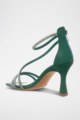 Sandalen met Hak - Turquoise - Loretta By Loretta