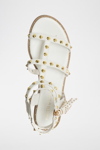 Spartiates - Blanc - Loretta By Loretta