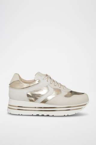 Leren Platform Sneakers - Wit - Loretta Pettinari