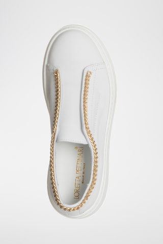 Leren Platform Slip-ons - Wit - Loretta Pettinari