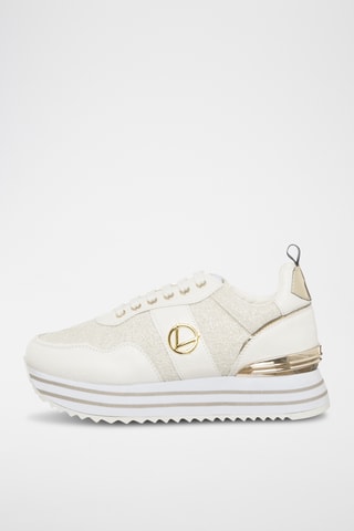 Platform Sneakers - Wit - Loretta by Loretta