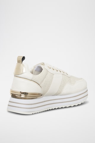 Platform Sneakers - Wit - Loretta by Loretta