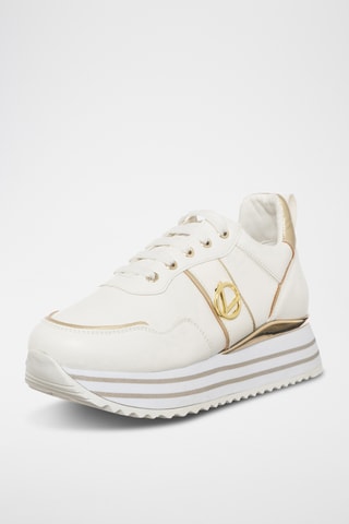 Platform Sneakers - Wit - Loretta by Loretta