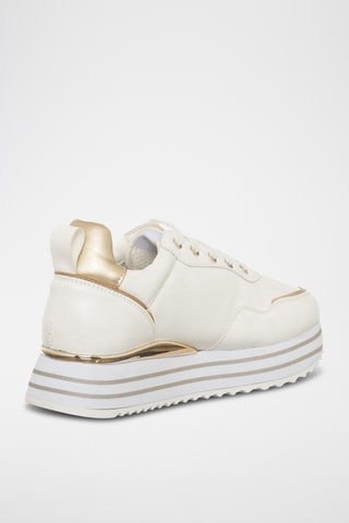 Platform Sneakers - Wit - Loretta by Loretta