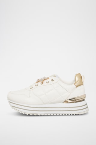 Platform Sneakers - Wit - Loretta by Loretta