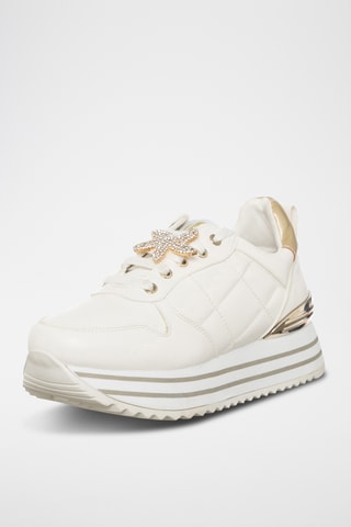 Platform Sneakers - Wit - Loretta by Loretta