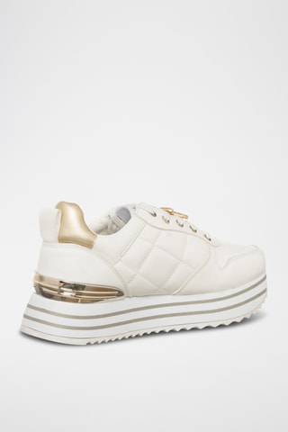 Platform Sneakers - Wit - Loretta by Loretta