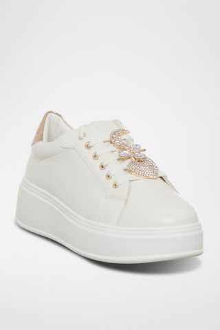 Platform Sneakers - Wit - Loretta by Loretta