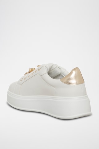 Platform Sneakers - Wit - Loretta by Loretta