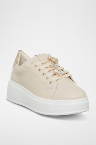 Platform Sneakers - Beige - Loretta by Loretta