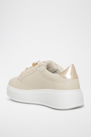 Platform Sneakers - Beige - Loretta by Loretta