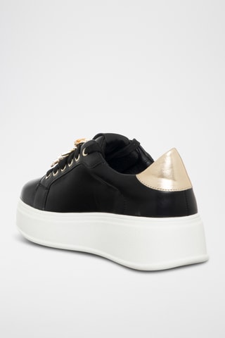 Platform Sneakers - Zwart - Loretta by Loretta