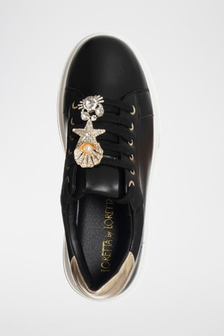 Platform Sneakers - Zwart - Loretta by Loretta