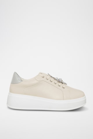 Platform Sneakers - Beige - Loretta by Loretta