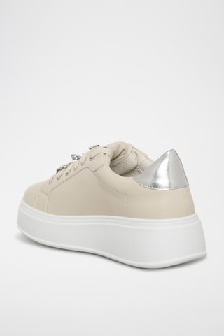 Platform Sneakers - Beige - Loretta by Loretta