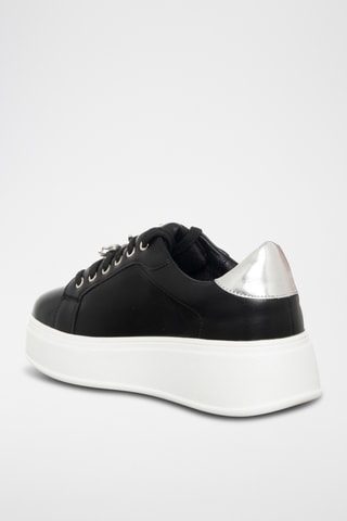 Platform Sneakers - Zwart - Loretta by Loretta
