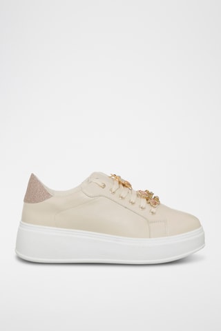 Platform Sneakers - Beige - Loretta by Loretta