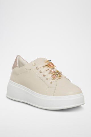 Platform Sneakers - Beige - Loretta by Loretta